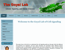 Tablet Screenshot of goyal-lab.org